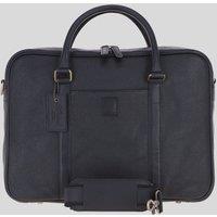 Ashwood Leather Men's 'Joe' Real Leather Laptop Messenger Bag in Black