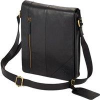 Eastern Counties Leather Men's Narrow Messenger Bag in Black