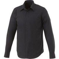 Elevate Men's Hamell Long Sleeve Shirt in Black | Size: 3XL