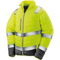 Result Men's Safeguard Soft Padded Safety Jacket in Yellow | Size: Large