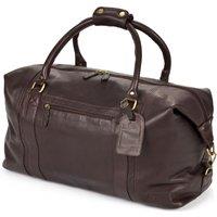 Eastern Counties Leather Men's Large Holdall Bag in Brown