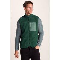 TOG24 Men's 'Evan' Sherpa Gilet in Bottle Green | Size: Large