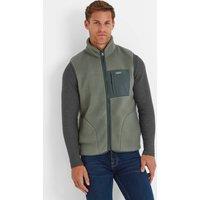 TOG24 Men's 'Evan' Sherpa Gilet in Bottle Green | Size: 2XL