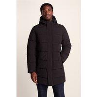 TOG24 Men's 'Preece' Long Shower Resistant Insulated Jacket in Black | Size: Small