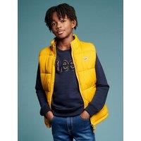 Lee Men's Gilet Duck Green in Gold | Size: 14-15 Years