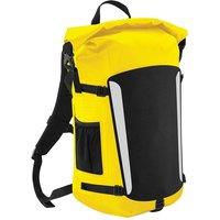 Quadra Men's Submerge 25 Litre Waterproof Backpack Rucksack Pack of 2 in Yellow