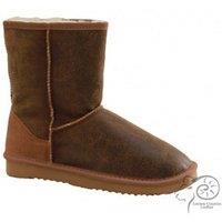 Eastern Counties Leather Men's Jake Sheepskin Boots in Chocolate | Size: 12