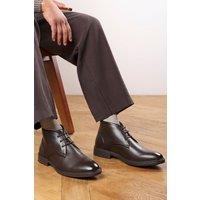 Where's That From Men's 'Mason' Lace Up Ankle Boots in Brown | Size: 7