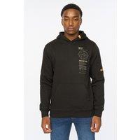 Duck&Cover Men's Ashland Hoodie in Black | Size: Large