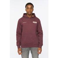 Duck&Cover Men's Marsak V2 Hoodie in Burgundy | Size: Large