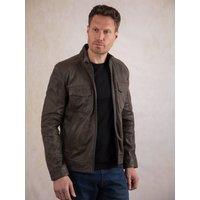Lakeland Leather Men's 'Warwick' Leather Jacket in Brown | Size: 42