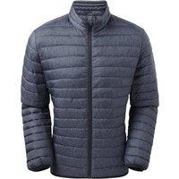 2786 Men's Melange Padded Jacket in Navy | Size: Small