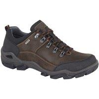 IMAC Men's All Terrain Waterproof Leather Shoes in Dark Brown | Size: 6
