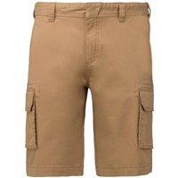 Kariban Men's Multi-Pocket Shorts in Camel | Size: 36R