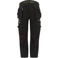 Regatta Professional Men's Softshell Stretch Work Trousers in True Black | Size: 42S