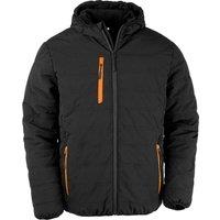 Result Men's Compass Padded Winter Jacket in Dark Grey | Size: XS