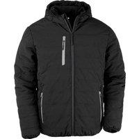 Result Men's Compass Padded Winter Jacket in Black | Size: Small