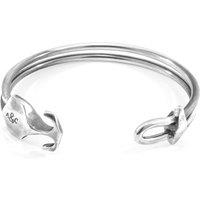 ANCHOR & CREW Men's Delta Anchor Silver Bangle | Size: 21 cm