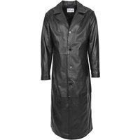 House of Leather Men's Full Length Real Leather Coat Freddie Black L | Size: Large