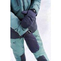 Animal Men's 'Snowstorm' Waterproof Adjustable Toggle PrimaLoft Snow Mittens in Jet Black | Size: Small