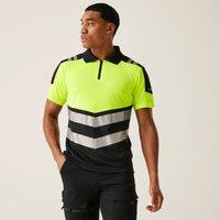 Regatta Men's Hi-Vis X-PRO Polo Shirt in Lime | Size: Medium