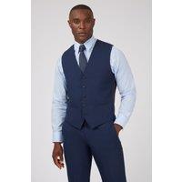 Limehaus Men's Regular Fit Waistcoat in Blue | Size: 44R
