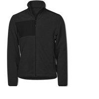 TEE JAYS Men's Mountain Fleece Jacket in Black | Size: 3XL