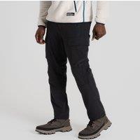 Craghoppers Men's CO2 Renu Volans Comfortable Stretch Water-Repellent Trouser in Black | Size: 40R