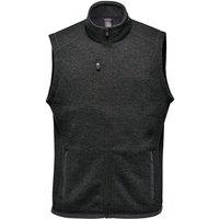 Stormtech Men's Avalante Knitted Heather Full Zip Gilet in Black | Size: Medium