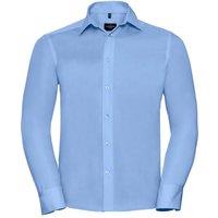 Russell Collection Men's Ultimate Tailored Long-Sleeved Shirt in Light Blue | Size: 15.5 in