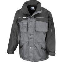 Result Men's Heavy Duty Coat in Grey | Size: Large
