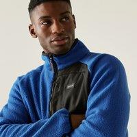 Regatta Men's Frankie Borg Half-Zip Insulating Fleece in Royal | Size: 3XL