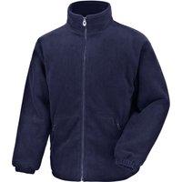 Result Core Men's Quilted Polartherm Padded Fleece Jacket in Navy | Size: Large
