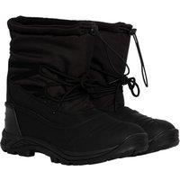 Trespass Men's Novern Waterproof Snow Boots in Black | Size: 9