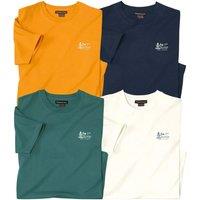 Atlas for Men Men's Essential Outdoor T-Shirt (Pack of 4) in Green | Size: XL
