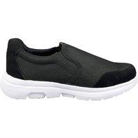 Atlas for Men Men's Lightweight Slip-on Trainers in Black | Size: 7.5