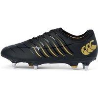 Canterbury Men's Phoenix 2.0 Team Soft Ground Rugby Boots in Black | Size: 8.5