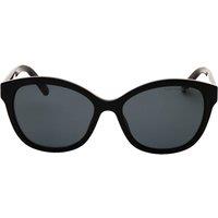 Marc Jacobs Men's Grey Lens Gold Logo Black Sunglasses