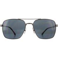 Hugo Boss Men's Aviator Dark Ruthenium Black Grey BOSS 1045/S