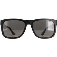 Tommy Hilfiger Men's Rectangle Matte Black Grey Polarized TH 1556/S