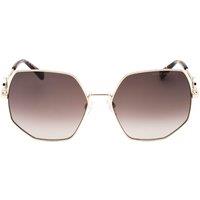 Marc Jacobs Men's Havana Leg Ends Gold Sunglasses