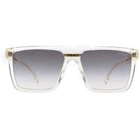 Carrera Men's Rectangle Crystal Gold Grey Shaded Mirror Victory C 03/S in Clear