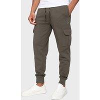 Threadbare Men's 2 Pack 'Stefan' Cargo Style Joggers in Black | Size: 2XL