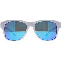 Smith Men's Rectangle Matte White Blue Mirror Holiday