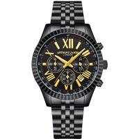 Anthony James Men's Hand Assembled Chrono Sports Watch in Black
