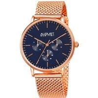 August Steiner Men's AS8255 Casual Watch Round Case in Blue