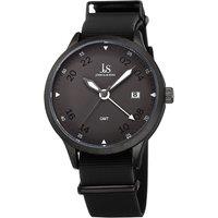 Joshua&Sons Men's Dravik Recon 40mm Ronda GMT in Grey