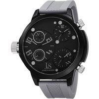 Joshua&Sons Men's JS-40 Casual Watch Round Case in Grey
