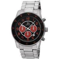 Joshua&Sons Men's JS67 Casual Watch Round Case in Black