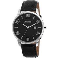 August Steiner Men's AS8108 Casual Watch Round Case in Black
